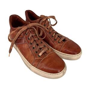 Paolo Amelie Chocolate Men’s Shoes Dip Dyed Italy Sneakers Leather 39 EU 6 US